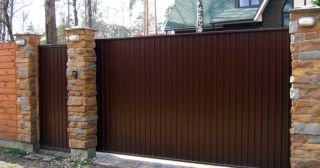 Купить откатные ворота консольные Керчь, цена от 2835 руб.